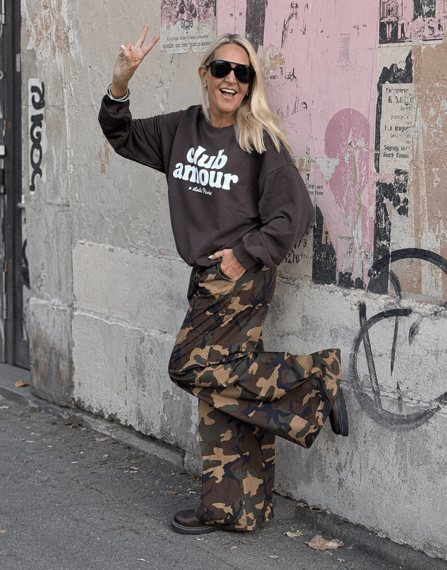 Camo Wide Pant Qnuz