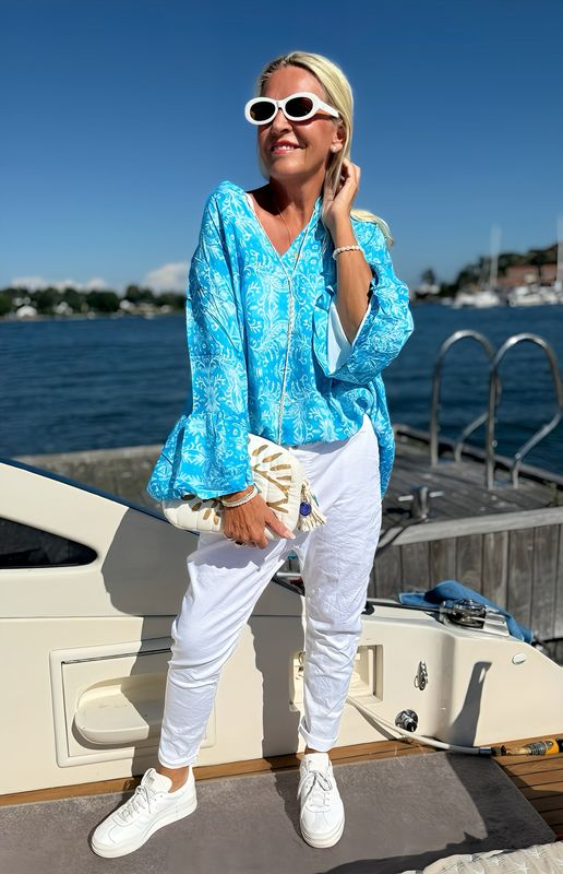 White Basic baggy pant 