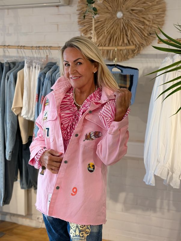 Jacket With Badges Qnuz