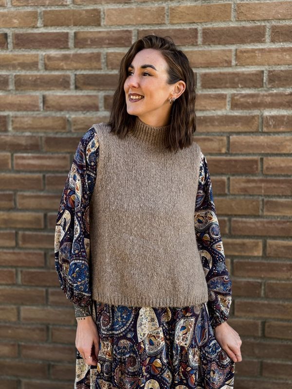 Alpaca Knit Vest