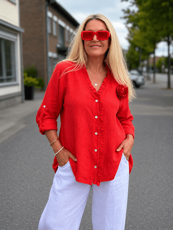 Mary Linen Blouse Love Forever