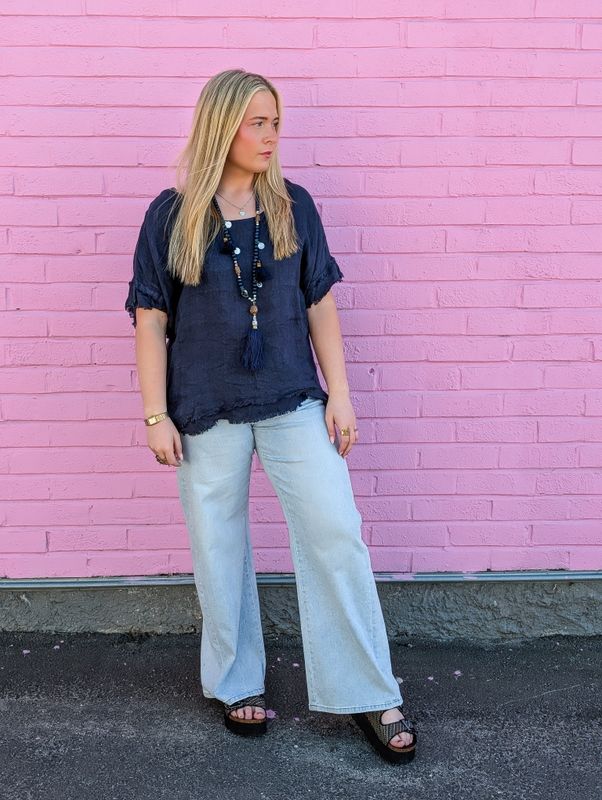 Raw Linen Top 