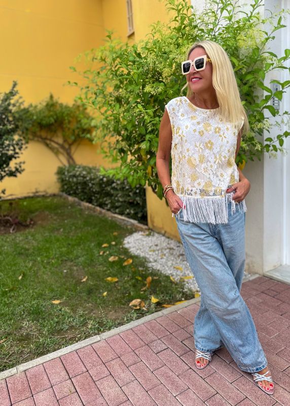 Fringe Boho Top Hunkøn 