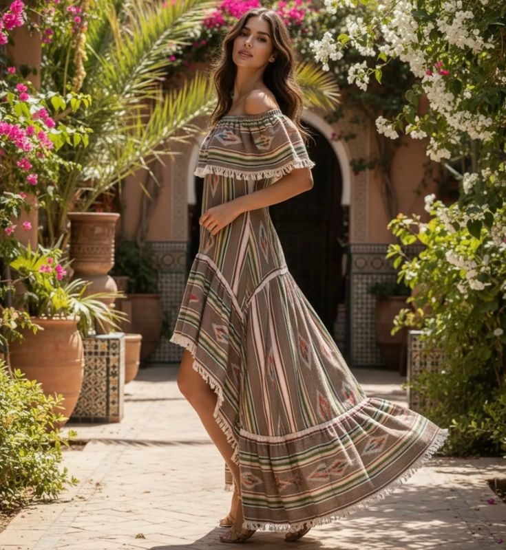 Santa Fe Maxi Dress Miss June