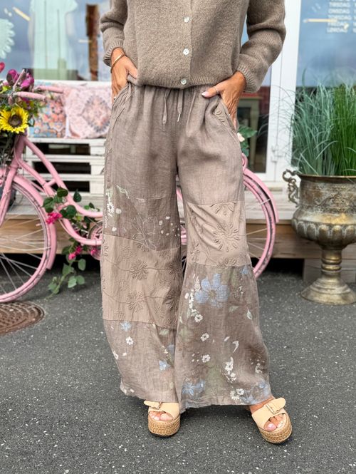 Hovedbilde Flower Boho Linen Pant