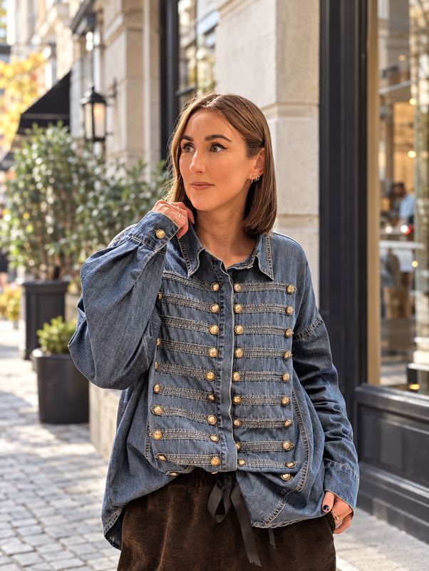 Denim Button Shirt