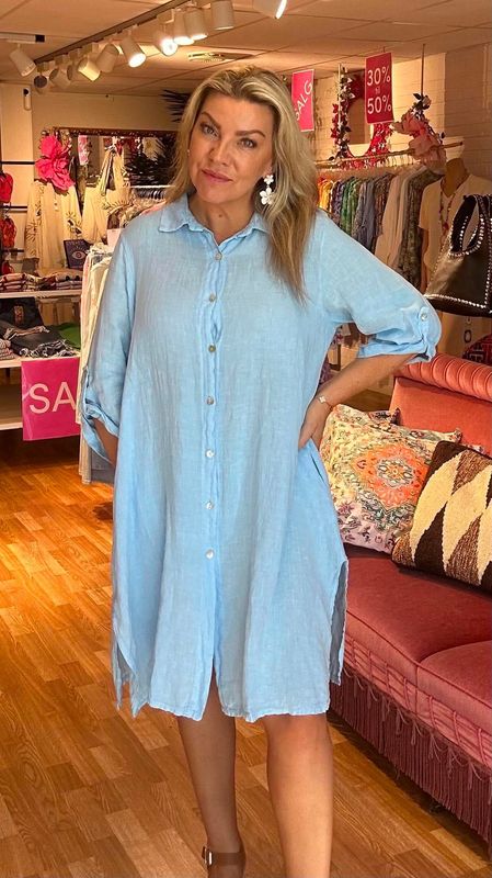 Jenny Linen Shirt/Dress